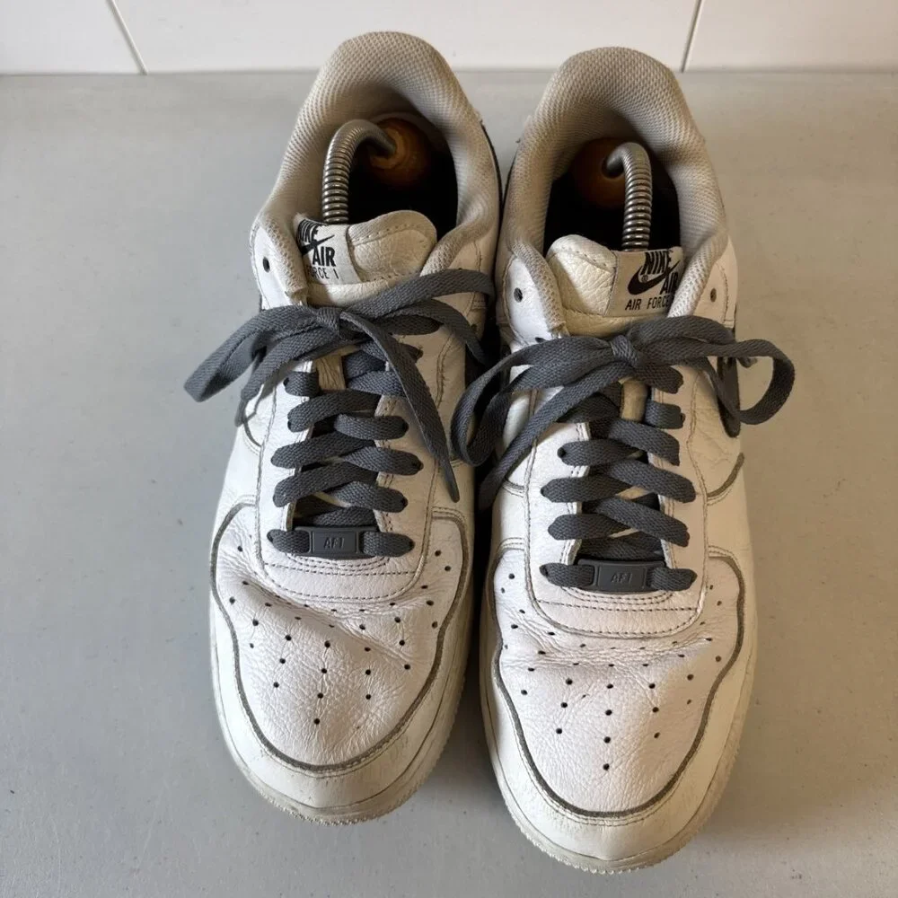 NIKE  AIR FORCE 1 Low White /Grey  Men's Size 10.5‎ DN4162-991 V02NI